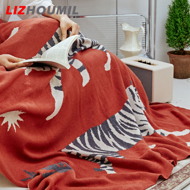 lizhoumil-ผ้าห่มปูเตียงการ์ตูนสัตว์น้ำหนักเบานุ่มพิเศษผ้าห่มสำหรับห้องนอนโซฟาห้องรับแขกห้องเด็ก