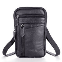 Bag Gift Fathers Messenger Leather Men Shoulder