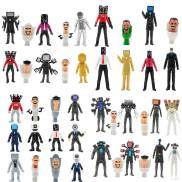 XP 8 10 12pcs Skibidi Toilet Action Figure Titan TV Man Titan Speaker Man