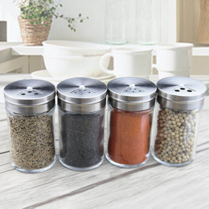 1set-classic-glass-bbq-pepper-salt-jar-kitchen-seasoning-box-household-seasoning-bottle-container-set