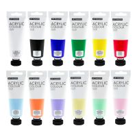 สีอะคริลิคแม่สี / สีอะคริลิคพาสเทล 75ml (1 หลอด) สีอะคริลิค สีอะคริลิคหลอด สีอะคริลิก ART RANGER Acrylic Colour