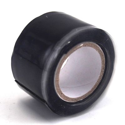 1PC Black Self Adhesive RepairTape Garden Water Pipeline Waterproof Silicone Belt Super Strong  Fabric Tape Adhesives Tape