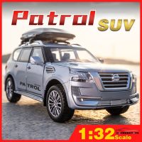 Pajero SUV โมเดลรถของเล่นอัลลอยโลหะ1/32สำหรับเด็กผู้ชายของเล่นเด็กรถออฟโรด