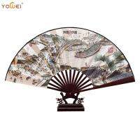 }{“+ 21/33CM Folding Fan Handheld Elegant Antique Style Hand Fan Foldable Calligraphy Ink Painting Chinese Accessories Oriental Decor