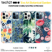 Tech21 Evo Art Botanical Garden Case สำหรับ iPhone 12 12 Pro 12 Pro Max