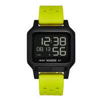 Nixon The Heat รุ่น NXA13205154-00 นาฬิกาข้อมือผู้ชาย สายซิลิโคน สีเขียว หน้าปัด 38 มม.