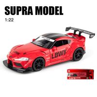 Simulation 1/22 Scale Toyota Bull Demon King Supar Racing Car Model Light Music Door Decoration Collection Toys Cars