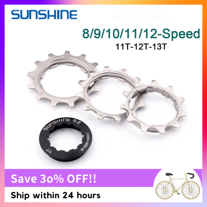 SUNSHINE 1pcs bicycle Cassette Cog MTB Bike 8 9 10 11 12 Speed 11T 12T