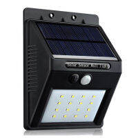 Solar Powered 20 LED Motion Sensor Light Garden Outdoor Security Wall Light