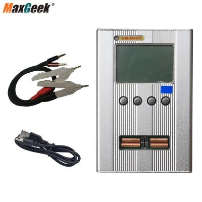 ✌♣♀ Maxgeek LQ-9101 Auto LCR Tester LCR Meter 10KHz Digital Bridge Kelvin Clip Test Lead