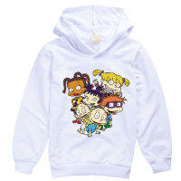 [ในสต็อก] Rugrats เสื้อยืดแขนยาวฤดูใบไม้ผลิฤดูใบไม้ร่วงเด็กเสื้อผ้า H Oodies เสื้อกันหนาวเด็กหนุ่มๆสาวๆเด็กใหม่เกาหลีผ้าฝ้ายผสมการ์ตูน