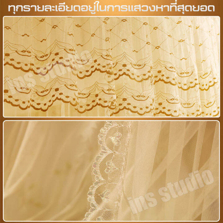 มุ้งกันยุงทรง-มุ้งเหลี่ยมกันยุง-มุ้งกันยุง-mosquito-net-สไตล์ยุโรป-ประดับห้องนอน-มุ้งตกแต่งห้องนอน-มุ้งกันยุง-มุ้งสปริง-มุ้งเต้นท์-ตาข่ายกันยุง-ขนาด-5ฟุต-6ฟุต-แบบเลื่อน-พร้อมโครง-มุ้งคลุ้มเตียงกันยุง-