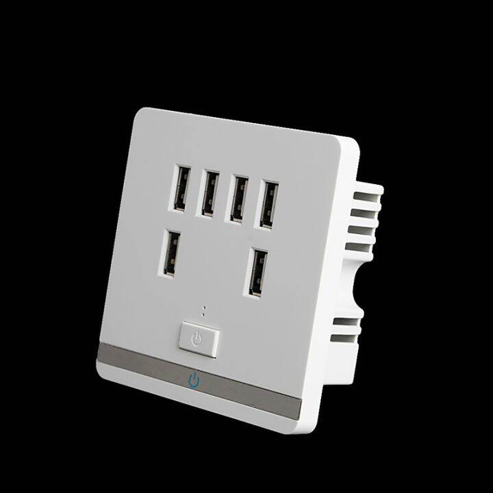 new-popular-3-4a-6พอร์ต-usb-wall-charger-แผงสวิตช์