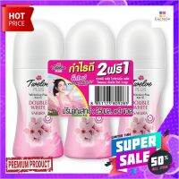 ทเวลฟ์ พลัส โรลออน ดับเบิลไวท์ สีชมพู 25 มล. x 2+1 ชิ้นTwelve Plus Roll On Double White Pink 25 ml x 2+1 Pcs