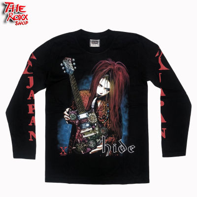 เสื้อวง Hide XJpan 3628 แขนยาว เสื้อวงดนตรี เสื้อวงร็อค เสื้อนักร้อง