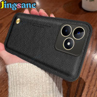 Jingsanc เคสโทรศัพท์ NFC สำหรับ Realme C53 Nfc/ C55 Realme/Realme C55 NFC เป็นทางการสุดหรูเบาหนัง TPU ซิลิโคนนิ่มคลาสสิกเคสฝาหลังแบบรวมทุกอย่าง Realme C55 C53/Realme/Realme C55 I001-1 Nfc