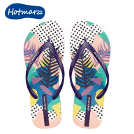 Hotmarzz giày nữ mùa hè dép đi biển dép đầy màu sắc giày bệt thoải mái thumbnail