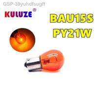 2023 Kuluze 1156 BAU15S ไฟแสดงสถานะเบรคย้อนกลับ PY21W สีเหลืองอำพันสำหรับจอดรถ P21W ไฟ12V สีเหลืองใส