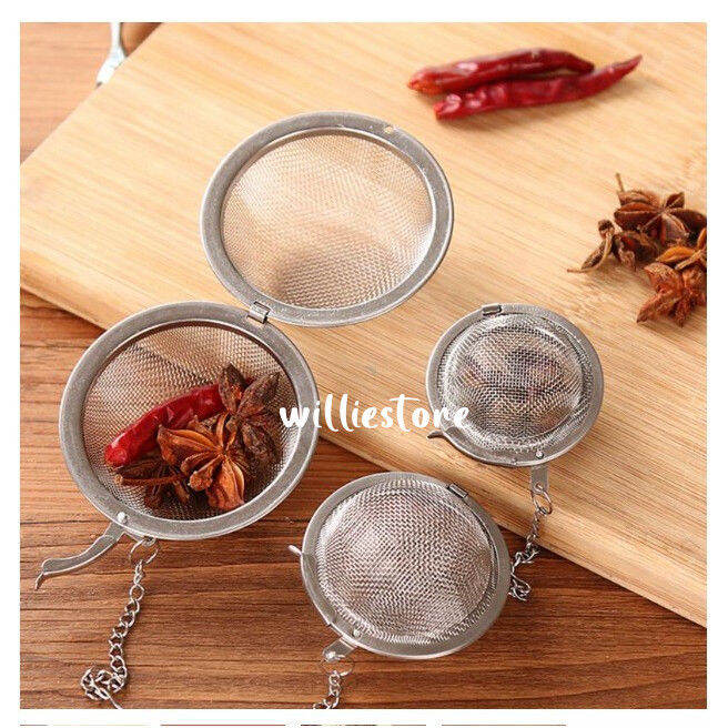 【Williestore】Stainless Steel Tea Filter Ball Infuser / Seasoning Ball / Mesh Tea Strainer Filter