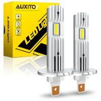 AUXITO 2Pcs 12000LM 60W H1 LED Headlight Canbus Fanless 6500K 12V H1 Bulbs No Error Head Lamp No Polarity Plug and Play Mini 1:1 Bulbs  LEDs  HIDs