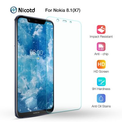 【NEW Popular】3PCS 9H กระจกนิรภัยสำหรับ Nokia 8.1 X7สำหรับ2.1 2.2 3.2 4.2 7 7.1 1.4 2.4ป้องกันฟิล์ม3.1