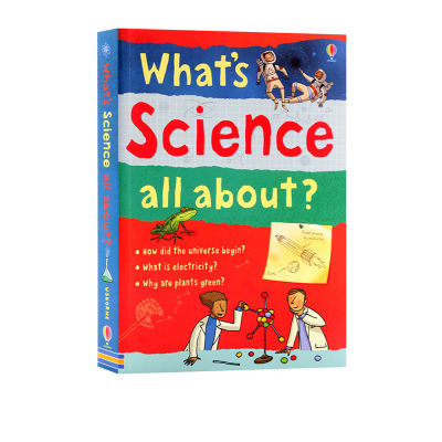 Usborne whatS science all about all inclusive science world childrens English Enlightenment popular science books full-color illustrations interesting pictures and concise explanations