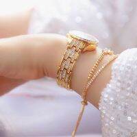 【Bee Sister】Women Luxury Rhinestone Watch og Bling Jam Tangan