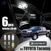 ไฟภายในรถสำหรับ Toyota Tacoma 05 06 2007 2008 2009 2010 2011 2012 2013 2014 2015 LED Kit ป้ายทะเบียนหลอดไฟ