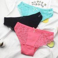 Pcs/Lot New Arrival 2023 Ladies Underpants Women Low Rise Lace Cotton Panties 9308