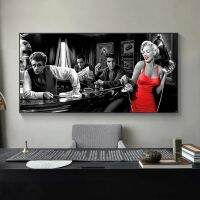 James Dean Marilyn Monroe Elvis Presley Wall Art ภาพวาดผ้าใบโปสเตอร์และพิมพ์ภาพผนังศิลปะตกแต่งบ้าน Unframed ใหม่