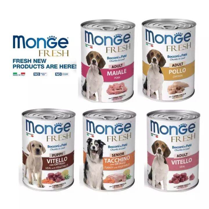 Monge Fresh Dog Canned Food - 400g | Lazada