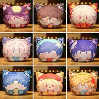 Genshin impact dumpling หมอน Plush ของเล่น Zhongli Xiao Tartaglia Wendy Keli จี้ตุ๊กตาอุปกรณ์ต่อพ่วง