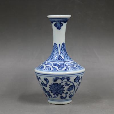 Jingdezhen Ceramic Vase Decoration Living Room Flower Arrangement Wine Cabinet Office Home Decoration Hydroponic Crafts