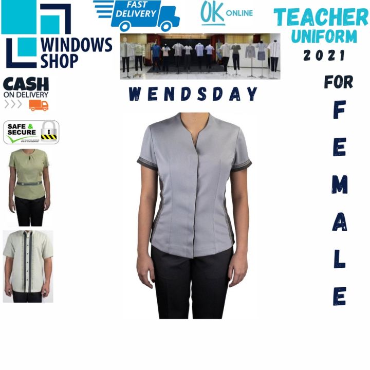 SCHOOL TEACHER UNIFORM 2021 FOR MONDAY TO THURSDAY AND THE MATERIAL ...