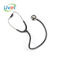 หูฟังมัลติฟังก์ชั่นแบบพกพา Double Head Tube Professional Heart Stethoscope Vet Veterinary Clinic Equipment