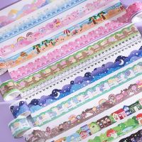 【LZ】✹◊  Fita adesiva decorativa Confissão Diário Série Nuvem Flor Mascarando Fita Washi Scrapbooking Adesivo Etiqueta Papelaria DIY