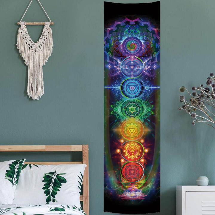 cw-rainbow-chakra-planet-flower-tapestry-buddhist-yoga-cosmic-energy-center-meditation-tapestry-wall-hanging-dorm-home-decor