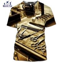 2023 NEWMamba Top Barber s T Shirt Homme Hair Salon Men Tshirt 3D Anime Harajuku Tee Fashion Funny Summer Short Sleeve Streetwear