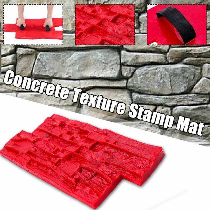 Polyurethane Molds For Concrete Garden House Decor Texture Wall Floors