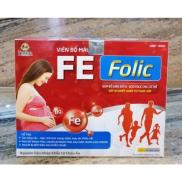 Viên uống bổ máu FE FOLIC giúp bổ xung sắt III và acid folic cho cơ thể