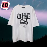 LD UU street Urthe - เสื้อยืดรุ่น RED POISON ผ้าฝ้ายแท้ เสื้อยืดใส่สบาย  เสือผ้าผู้ชาย  T-shirt เสื้อผู้ชาย