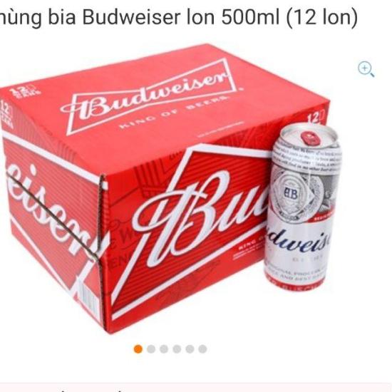 Hàng chính hãng công tybia budweiser 1 thùng 24 lon 330ml 449k - ảnh sản phẩm 6