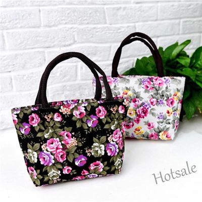【hot sale】✸ C16 Topfine Women Fashion Canvas Bag Floral Printed Shoulder Bag Handbags(4Colors)