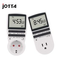 Electronic Digital Timer Switch EU US Plug Kitchen Outlet 230V 110V 7 Day 12/24 Hour Programmable Timing Socket