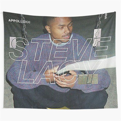 【cw】Steve Lacy Glitch Tapestry Wall Hanging Art for Bedroom Living Room Decor College Dorm Party Backdrop