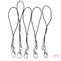 djsrg 10pcs lanyard พวงกุญแจสำหรับ USB Flash Drive สายคล้องคอสีดำ