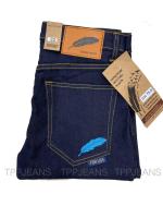 TPPJEANS DN ForLIFE Slim-fit DarkBlue Denim กางเกงยีนส์ทรงสลิม สีดาร์คบลู ผ้ายืด ปักขนนกด้ายฟ้า งานตัดเย็บอย่างดีครับ Size 28-44 รับชำระปลายทาง