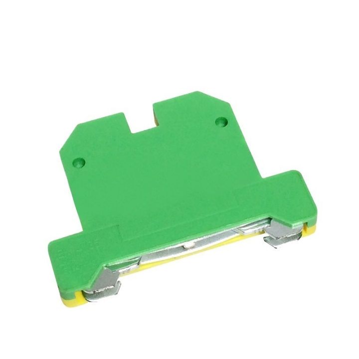 ek-4-35-connection-plate-ek-sereis-general-purpose-type-connector-terminal-block-yellow-green-ground-din-rail-mounted-10pcs