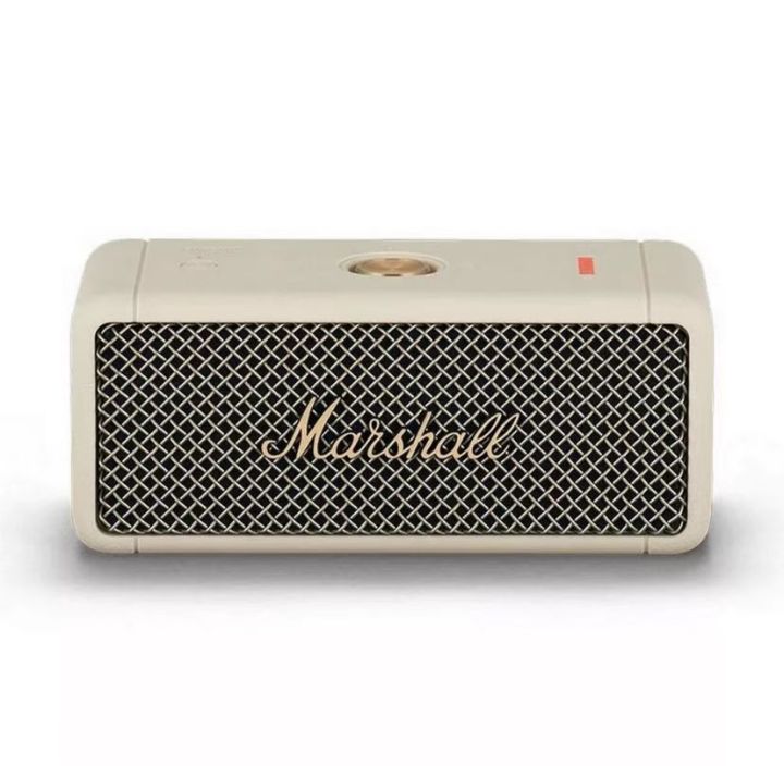 ข้อเสนอพิเศษล้างสต็อก-marshall-emberton-ทองดำ-ลำโพงบลูทูธ-แบบพกพา-bluetooth-speaker-ลำโพงมาร์แชลล์-marshall-ลำโพง-ลำโพงคอมพิวเตอร์-รับประกันร้าน