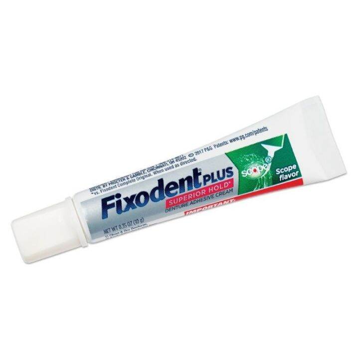 Fixodent Plus (Denture Adhesive Cream) 10g Lazada PH